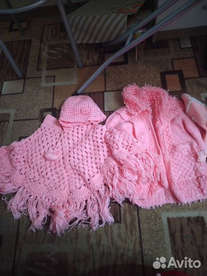 Милые вещи для девочки 1-3 года авторской вязки