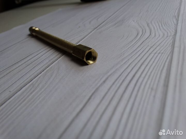 Удлинитель вентиля 150мм прямой латунь Валдай