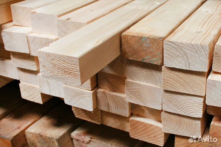 Брус от производителя строганный, лиственница, сух