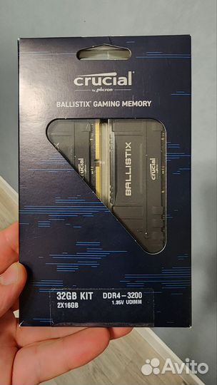 Оперативная память Crucial ddr4 3200 32gb