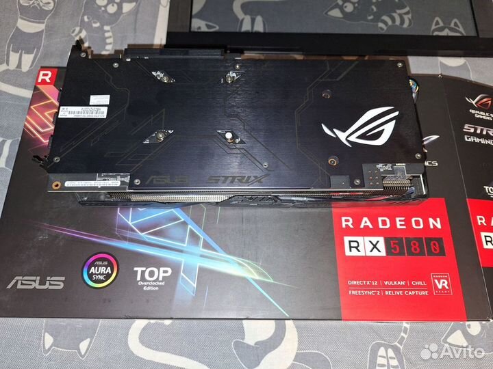 Видеокарта Asus rx 580 8gb