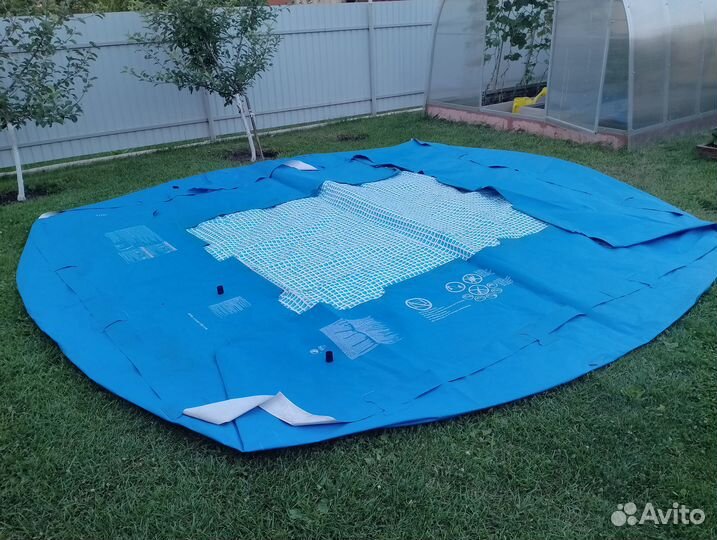 Каркасный бассейн intex 457х122