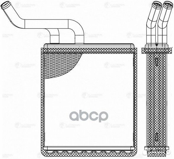 Радиатор отоп. для а/м Great Wall Hover