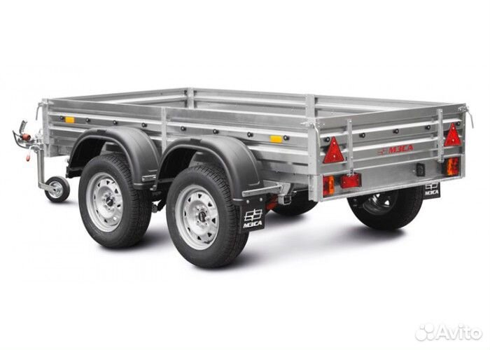 Прицеп легковой двухосный мзса