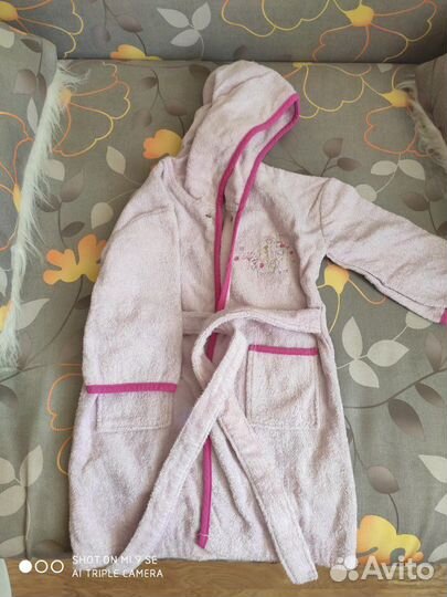 Детский банный халат