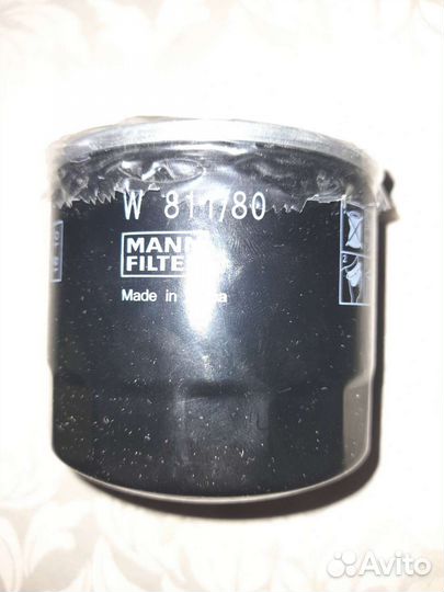 Масляный фильтр mann-filter W 811/80