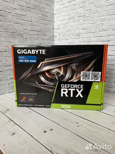 Видеокарта Gigabyte RTX 3050 8gb / 3060 12 gb