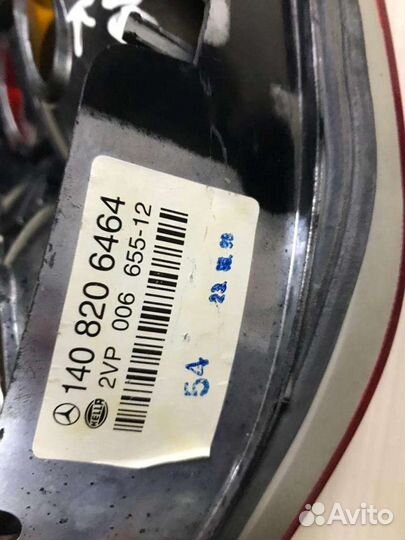 Комплект задних фонарей Mercedes C140 купэ, дорест