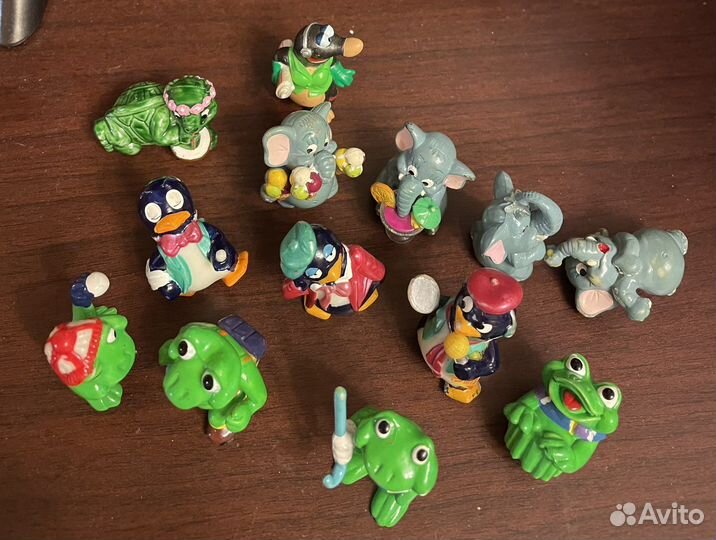 Игрушки из киндер сюрприза из 90-х годов