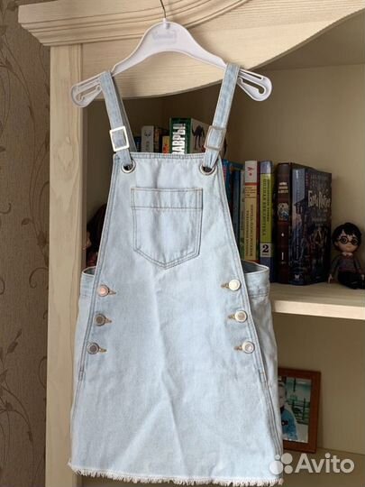 Джинсовый сарафан Zara для девочки