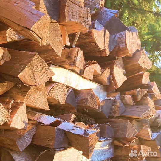 Дрова сухие колотые 10 кубов