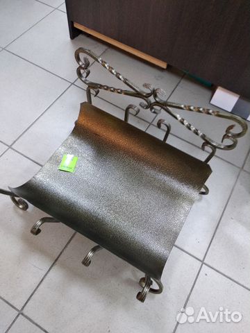 Дровница Везувий Кованая