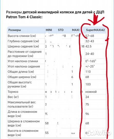 Кресло коляска для детей с дцп PatronTom4 xcSuper