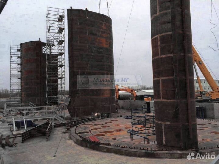 Резервуар вертикальный рвс 400м3