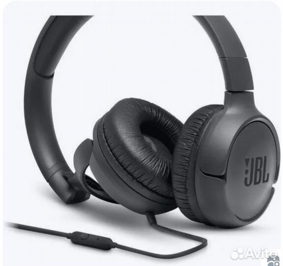 JBL Tune 500 1.187м черный проводные