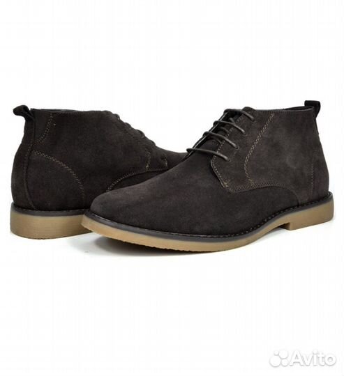 Ботинки замшевые 49р bruno marc