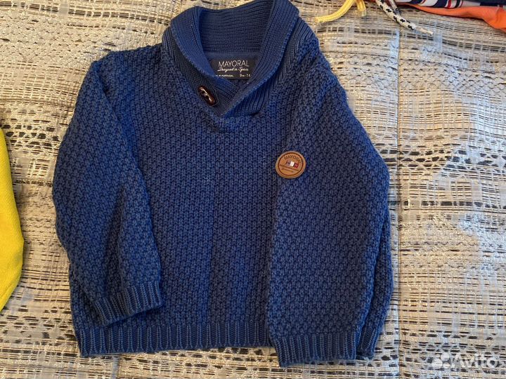 Детские фирменные вещи на мальчика 1 год