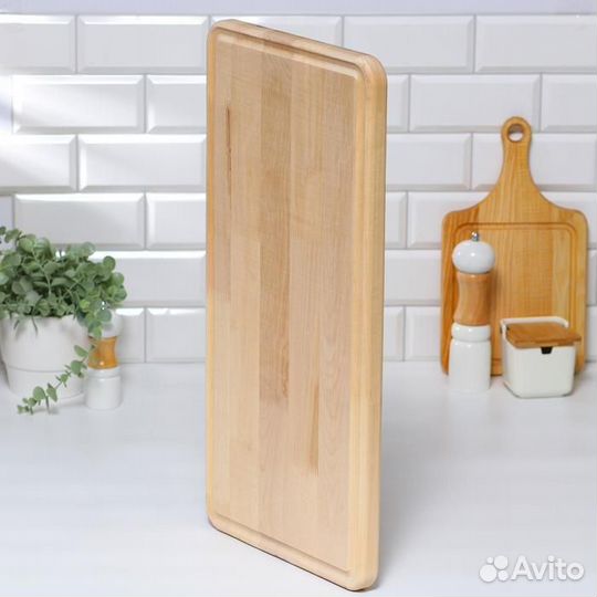 Доска разделочная деревянная 'Прямоугольник', с кр