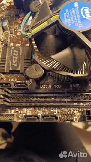 Материнская плата с процессором intel g4600