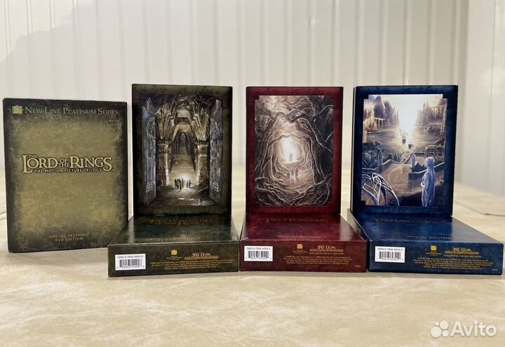 «Властелин колец», 3 части, коллекционное издание