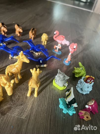 Игрушки из киндера серия животные