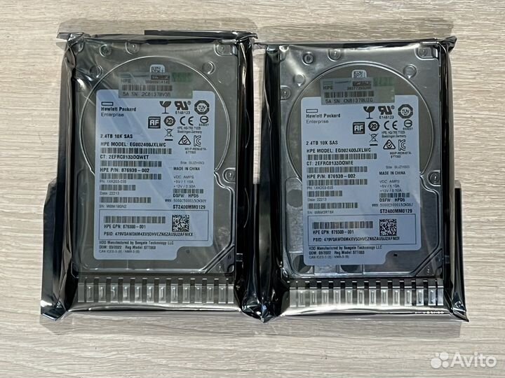 HDD SAS 1tb, 1.2tb, 1.8tb, 2.4tb