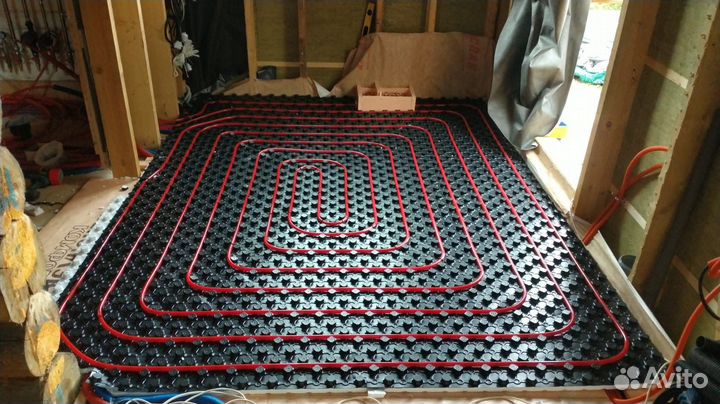 Монтаж отопления, теплые полы, водоснабжение