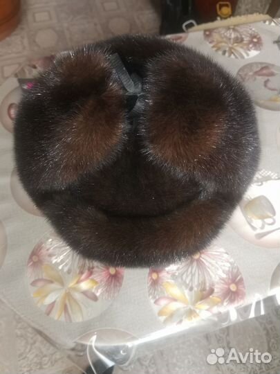 Норковая шапка мужская