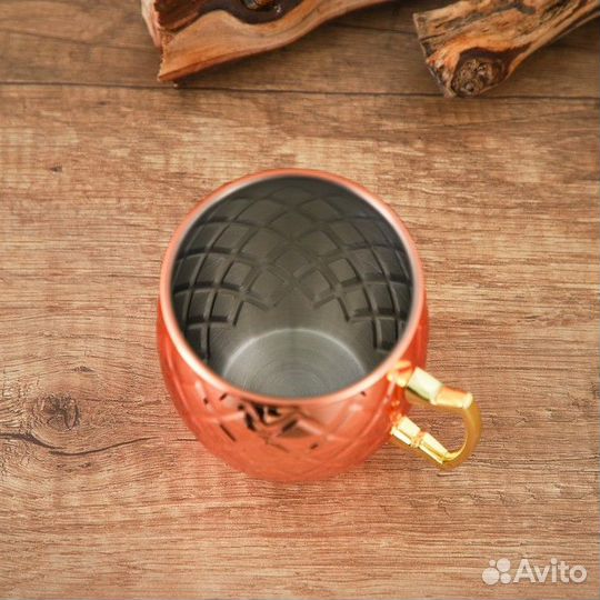 Кружкa из нержавеющей стали «Московский мул», 500