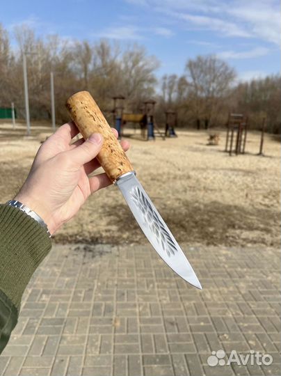 Нож якутский ручной работы