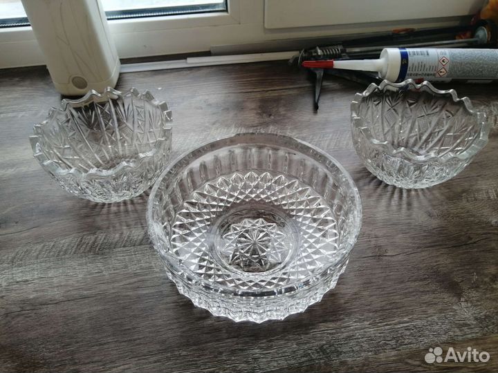 Хрустальная конфетница СССР