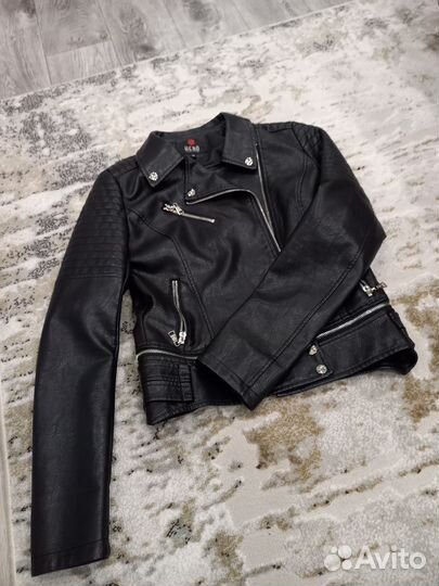 Куртка кожаная женская размер 40-42