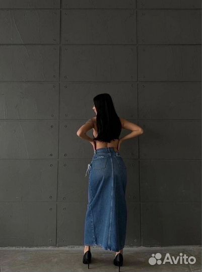 Юбка джинсовая
