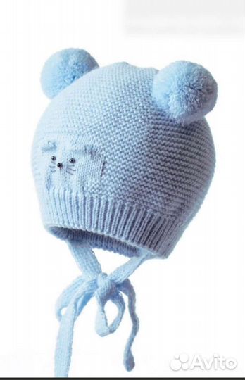 Шапочка на малыша 38-40