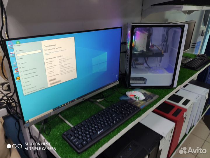 Белый красавец RTX3050 8gb+Core i5-10400 гарантия