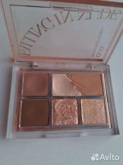 Нюдовые тени для глаз clio