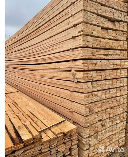 Пиломатериал Доска обрезная Брус