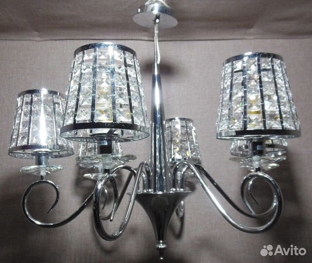 Люстра Хрусталь 2-6119-6-CR E14