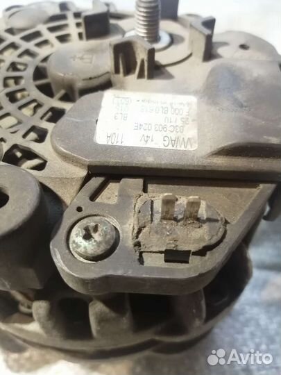 Гениратор VW polo sedan 110a