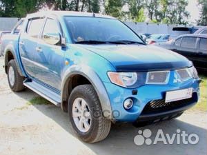 Дефлектор капота темный mitsubishi pajero sport