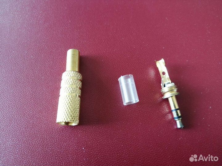 Разъем аудио 3.5 мм штекер стерео металл