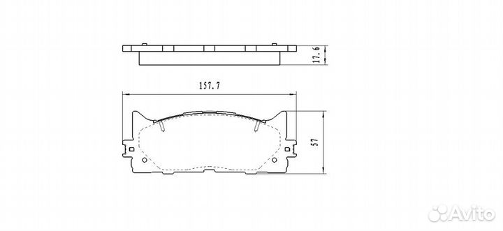 Колодки тормозные дисковые передние Winkod W212330