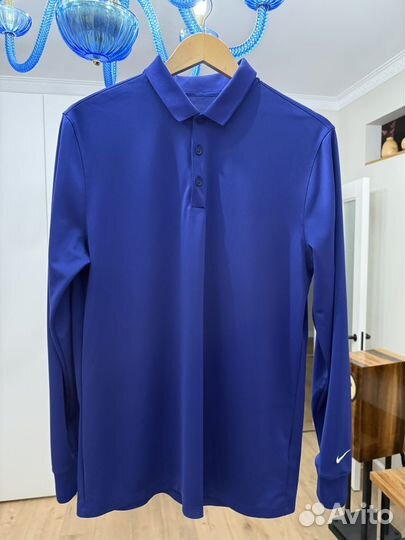 Поло лонгслив nike размер M