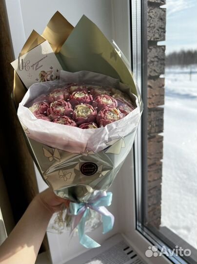 Шоколадные цветы