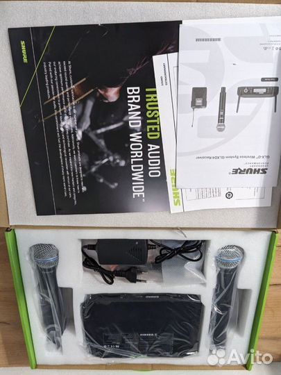 Новый микрофон shure glxd4 с базой