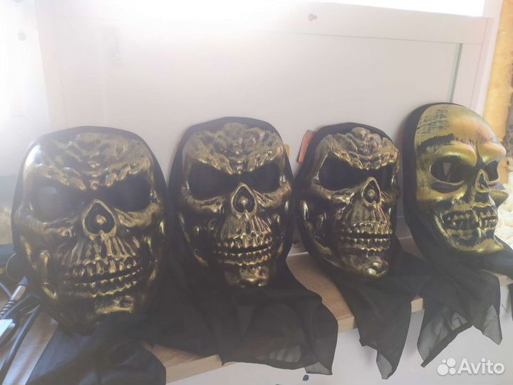 Маска карнавальная на хеллоуин или новый год