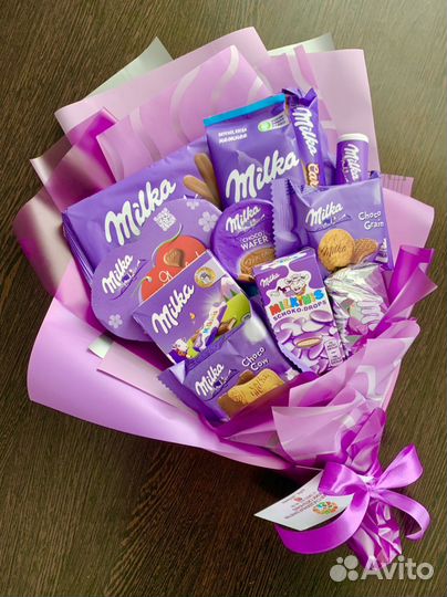 Сладкие букеты из шоколада и конфет