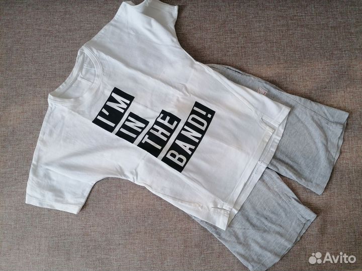 Комплект футболка и шорты, 110-116