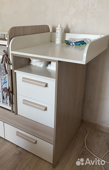 Кроватка трансформер с маятником