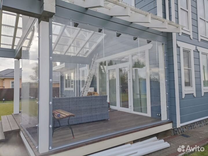 Гибкие и мягкие окна для беседок